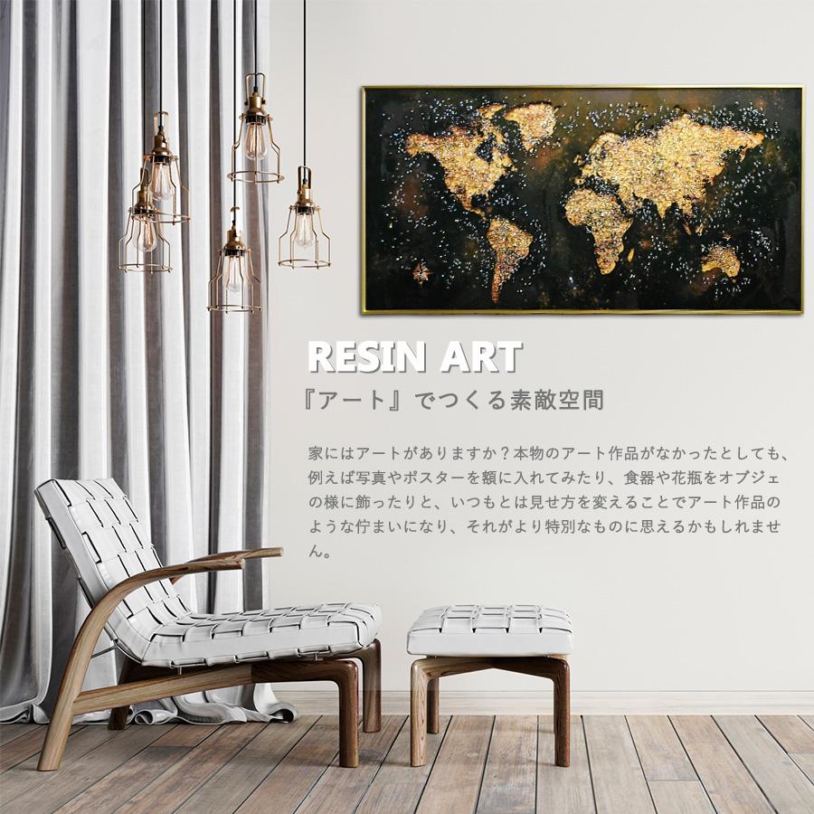 アートパネル 60×120 水晶絵 KH1074 世界地図 ワールド 壁掛けパネル 絵 玄関 ギフト モダン おしゃれ YMスペース [3]