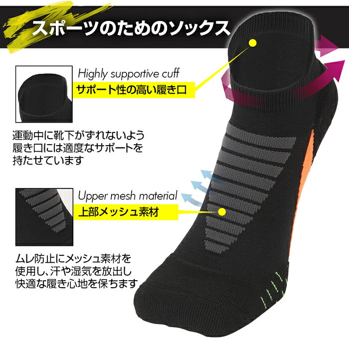 スポーツソックスメンズ | メンズ マラソン ...の紹介画像3