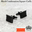 マラソン限定100円クーポン カフス ブロックコンビ スクエア ブラック 黒 | カフスリンクス カフス カフスボタン カフリンクス チェック メンズ 使い方 ...