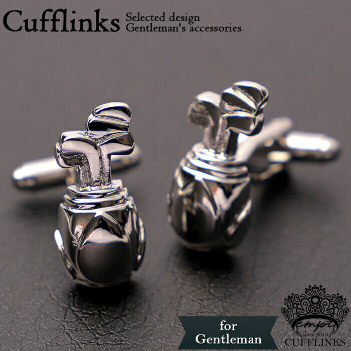 本日限定5%OFFクーポン カフス ゴルフ バッグ クラブ キャディバッグ スポーツ シルバー 銀 | カフリン..