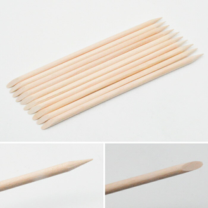 ウッドスティックオレンジネイルケア10本セット