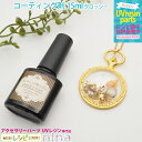 ＼クーポン配布中／ コーティング剤 レジン ブラシ付き シャイニー 15ml | コーティング剤を使えば仕上がりもきれいに！ / コーティング剤 シャイニーコート ドライフラワー デコ パーツ類 大人 UVレジン 手作り ピアス ブラシ付き 封入 ネックレス かわいい レシピ