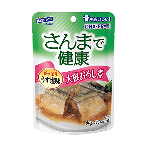 原材料:さんま、大根、食塩、しょうゆ(小麦・大豆を含む)、野菜エキス / 増粘剤(グァルガム)、調味料(アミノ酸等)商品サイズ(高さx奥行x幅):17.4cm*19.6cm*11.6cm内容量:90g(1523)*12個さんまと相性抜群の大根おろしを加え、さっぱりとした味に仕上げました。さんまには、DHA・EPA・カルシウムが含まれています。