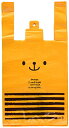 色：くま サイズ：Mサイズ ヘッズ 手提げ袋 レジ袋 くま オレンジ-M (100枚) CDB-M