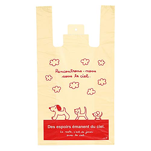 色：犬 ネコ 動物 サイズ：L ヘッズ 手提げ袋 レジ袋 スキップキッズ 犬 ネコ 動物-L (100枚) SPK-L