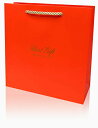 色：オレンジ hanairo ラッピング ギフトバッグ 美麗な大人デザイン 5枚セット 手提げ 紙袋 おしゃれ プレゼント おしゃれ 可愛い (オレンジ)