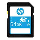 HP 64GB SDXCJ[h UHS-I U1 Ǎ:80MB/s tHD rfI J̃J[h HFSH064-1U1