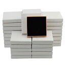 色：白×ピンク サイズ：9×9×1.8（36個） 選べる薄型タイプ iikuru ギフトボックス 箱 ラッピング ラッピングボックス ギフト パッケージ アクセサリー プレゼント 包装 36個セット