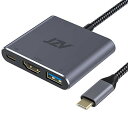 色：Grey USB C to HDMIアダプター JZVデ