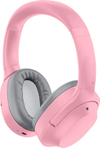 色：Quartz Pink サイズ：20 x 15.8 x 7.3 cm Razer Opus X - Quartz Pink ワイヤレス ゲーミングヘッドセット アクティブノイズキャンセリング搭載(ANC) 60ms 低レイテンシー接続 Bluetooth 5.0 カスタムチューニ