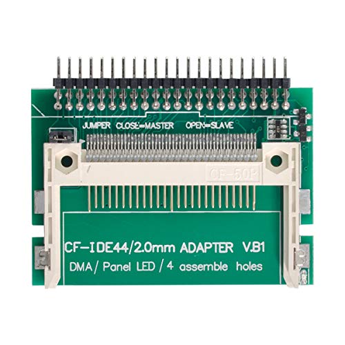 特別なオスIDEコネクター、購入前にIDE側のコネクターを十分に確認してください。このアダプターを使うことで、CFカードをSSDとしてHDDと置き換えられます。IDEスロット付きのノートパソコンやMini-ITXに最適。Type I、II & マイクロドライブコンパクトフラッシュは、ジャンパーでのマスター/スレーブ切り替えに対応しています。市販の全固定ディスク型CFカードに対応し、TrueIDEモードで動作、UDMAモードに対応しています。Linux、DOS、WindowsなどあらゆるOSで起動。注目 UDMAはノートパソコンBIOSとCFカードが対応している必要があります。