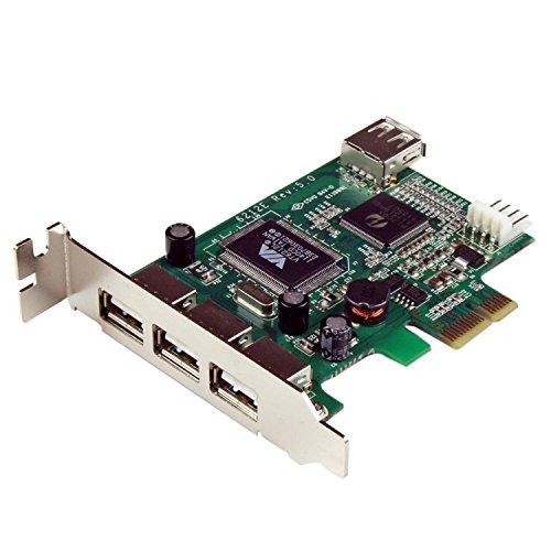 サイズ：3ポート(外部)/1ポート(内部) StarTech.com High Speed USB 2.0 4ポート増設PCI Expresカード ロープロファイル対応 外部ポート x3 / 内部ポート x1 PEXUSB4DP