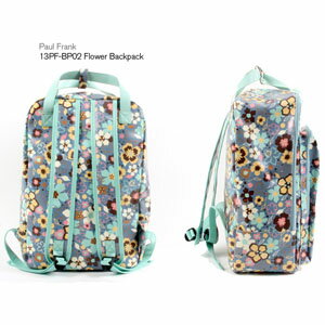 paul frank/ポールフランク Camera Backpack/カメラバックパック(リュック) 13PF-BP02 Flower Backpack フラワー(花柄) メンズ レディース 男女兼用 カメラ女子 お散歩カメラ 旅行 バックパック リュック おしゃれ かわいい