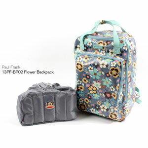 paul frank/ポールフランク Camera Backpack/カメラバックパック(リュック) 13PF-BP02 Flower Backpack フラワー(花柄) メンズ レディース 男女兼用 カメラ女子 お散歩カメラ 旅行 バックパック リュック おしゃれ かわいい