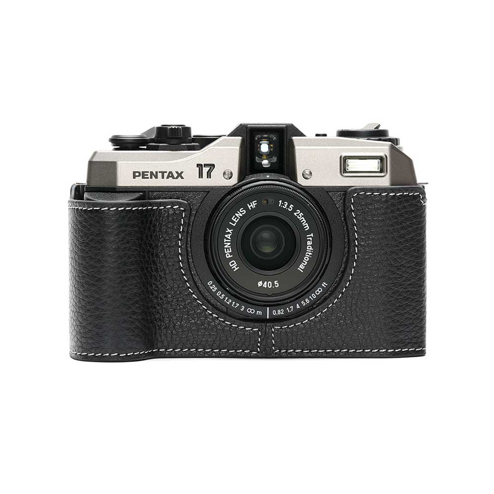 PENTAX 17 専用 レザー ケース Black ブラック TP Original カメラケース おしゃれ 本革 牛革 コンパク..