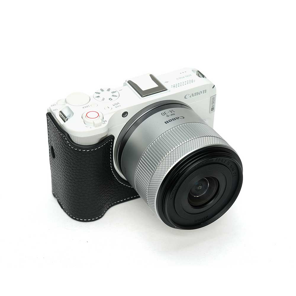 Canon EOS R50 V 専用 レザー ケース Black ブラック TP Original カメラケース お...