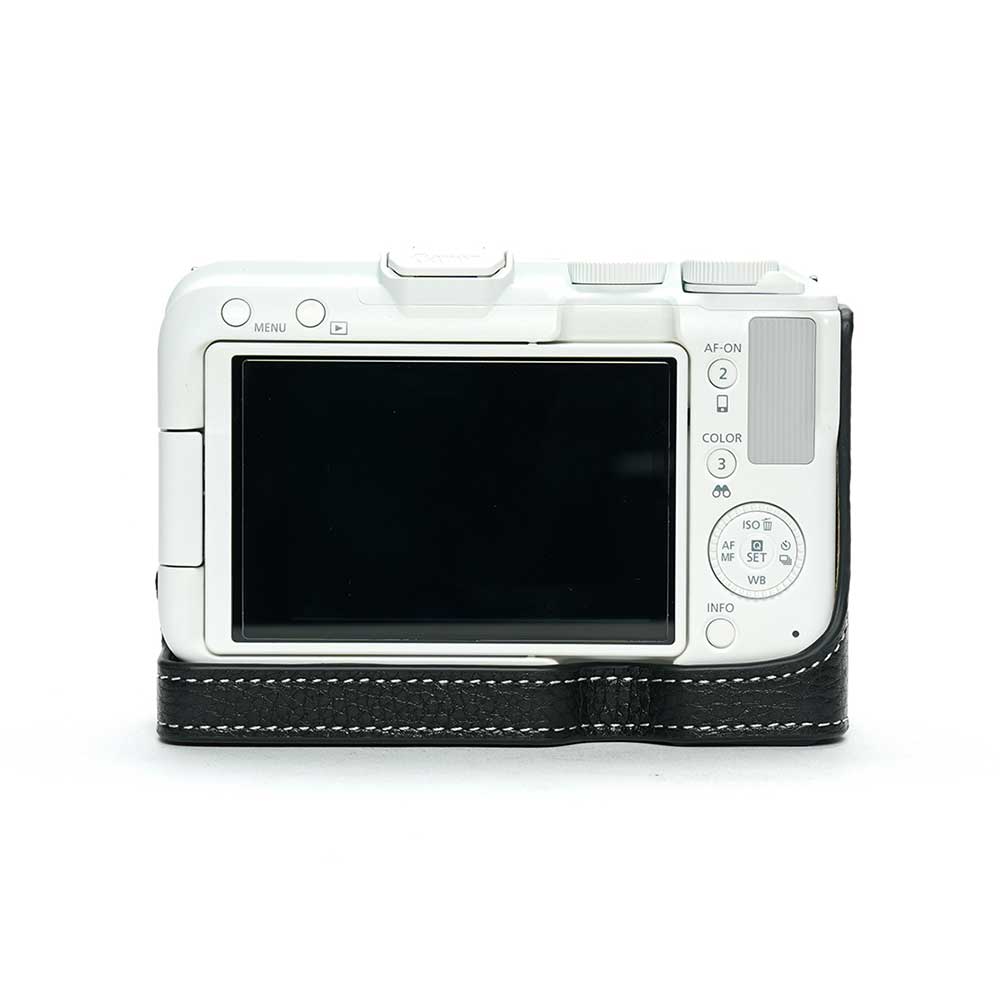 Canon EOS R50 V 専用 レザー ケース Black ブラック TP Original カメラケース お...