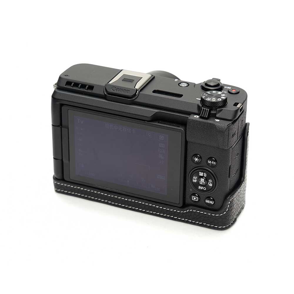 Canon PowerShot V1 専用 レザー ケース Black ブラック TP Original カメラケース...