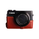 【30%OFF】 Canon PowerShot G7X 用 レザー ケース Brown ブラウン TP Original カメラケース おしゃれ 本革 牛革 ...