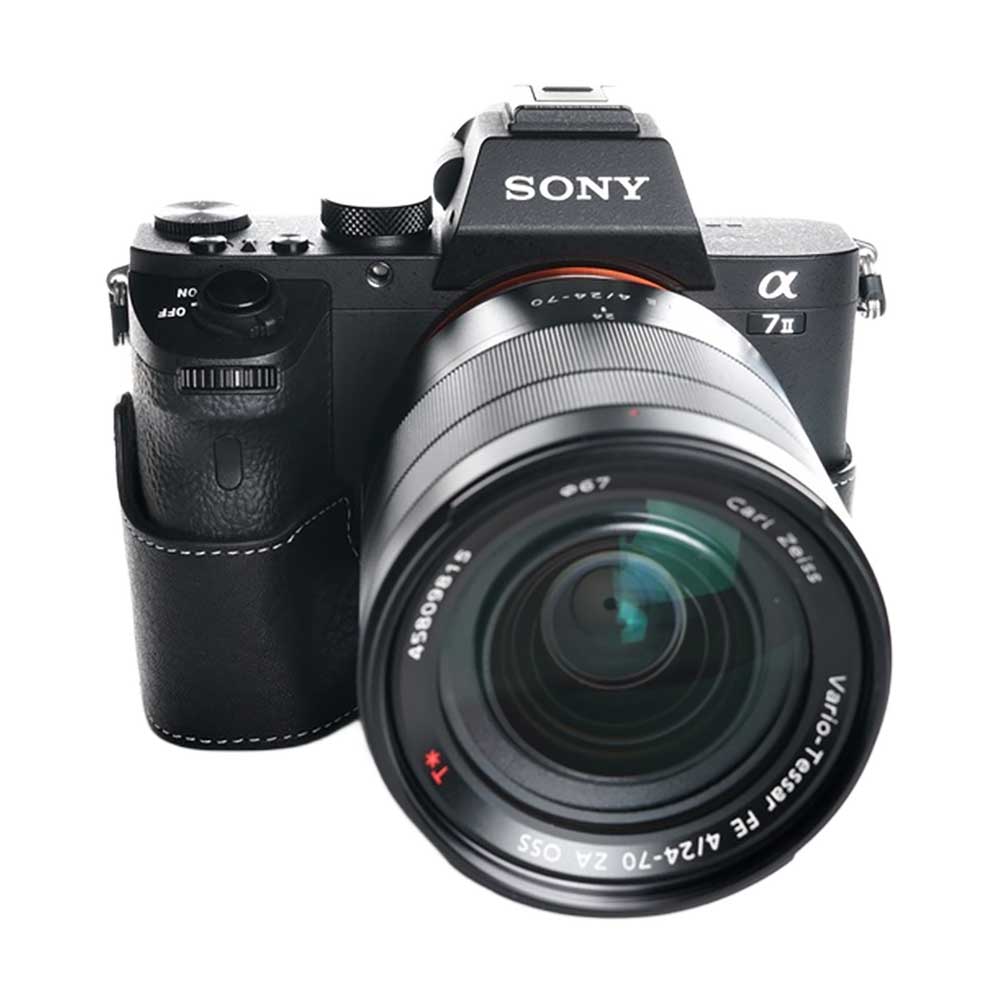 訳あり品 SONY α7II / α7RII 用 レザー ケース Black ブラック TP Original カメラケース おしゃれ 本..