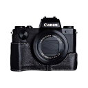 【30%OFF】 Canon PowerShot G5X 専用 レザー カメラケース Black ブラック TP Original カメラケース おしゃれ 本革...