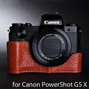 JP[X TP Original Canon PowerShot G5X p U[ JP[X Brown uE  {v v ʃP[X {fB[n[tP[X ʊJ obe[\ Lm Lm TB06G5X-BR