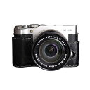 【50%OFF】 FUJIFILM X-A3 用 レザー ケース Black ブラック TP Original カメラケース おしゃれ 本革 牛革 速写ケース ...