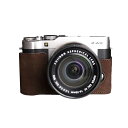 【50%OFF】 FUJIFILM X-A3 用 レザー ケース Dark Brown ダークブラウン TP Original カメラケース おしゃれ 本革 牛...