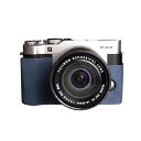 【50%OFF】 FUJIFILM X-A3 用 レザー ケース Navy ネイビー TP Original カメラケース おしゃれ 本革 牛革 速写ケース ボ...