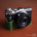 TP Original Leather Camera Body Case for Canon EOS M6 Green グリーン 本革 カメラケース レザーケース キャノン キヤノン イオス M6 おしゃれ ミラーレスカメラ デジタルカメラ ケース 速写ケース Classic Series TB07EOS6-GR