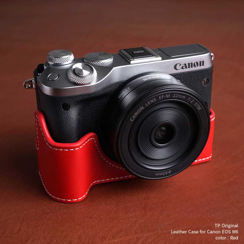 饱 TP Original Canon EOS M6  쥶  Red å  ܳ  ®̥ Υ Υ TB07EOS6-RD