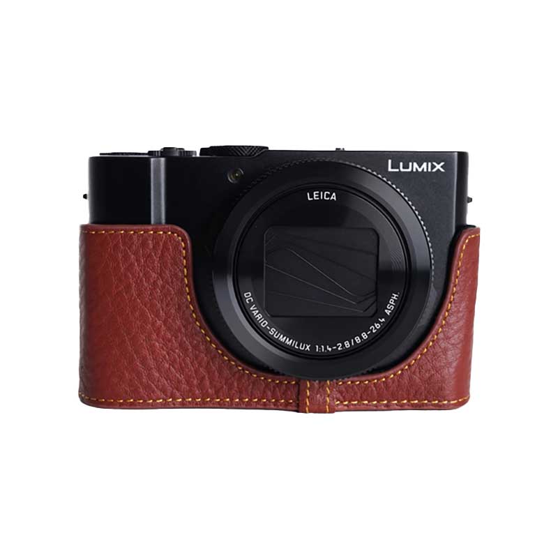 楽天NINE SELECTカメラケース TP Original Panasonic LUMIX LX9 専用 レザー ケース Brown ブラウン おしゃれ 本革 牛革 速写ケース ボディーハーフケース 底面開閉 バッテリー交換可能 パナソニック アウトレットSALE TB06LX9-BR