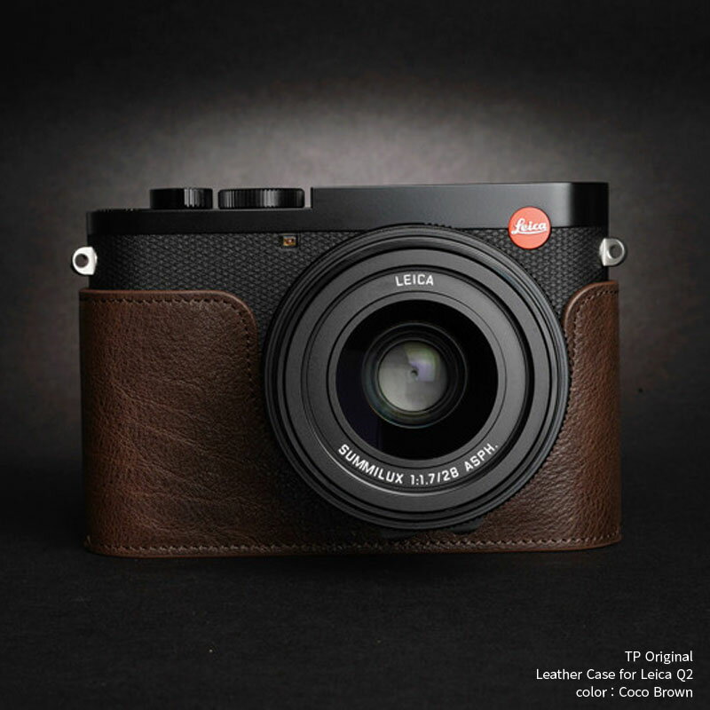 饱 TP Original Leica Q2  쥶  Coco Brown  ֥饦 饤  ܳ  ®̥ ܥǥϡե ̳ Хåƥ꡼򴹲ǽ TB06Q2-CO
