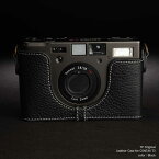 カメラケース TP Original Contax T3 専用 レザー ケース Black ブラック おしゃれ 本革 牛革 速写ケース ボディーハーフケース コンタックス TB05T3-BK