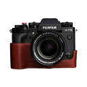 楽天NINE SELECTカメラケース TP Original FUJIFILM X-T3 X-T2 用 レザー ケース Brown ブラウン おしゃれ 本革 牛革 速写ケース ボディーハーフケース 底面開閉 バッテリー交換可能 フジフィルム 富士フイルム アウトレットSALE TB06XT2-BR