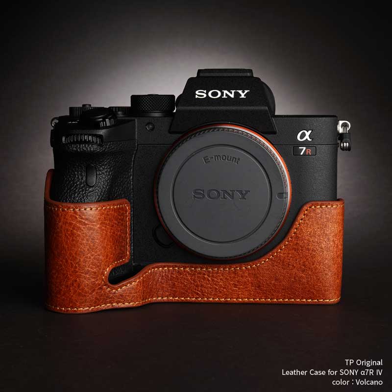 TP Original SONY α7R IV / α9II 専用 レザー カメラケース Volcano ボルケーノ A7R4 α7R4 A9II TB06A74-LB