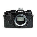 カメラケース TP Original Nikon FM3A 専用 レザー ケース Black ブラック おしゃれ 本革 牛革 速写ケース ボディーハーフケース ニコン フィルムカメラ レザーケース TB05FM3A-BK