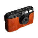 RICOH GR1v / GR1s / GR1 / GR21 専用 レザー ケース Volcano ボルケーノ TP Original おしゃれ 本革 牛革 速写ケース ボディーハーフケース リコー フィルム コンパクトカメラ ケースTB05GR1V-LB