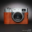 TP Original FUJIFILM X100V 専用 レザー カメラケース Volcano ボルケーノ おしゃれ 速写ケース TB06X100V-LB