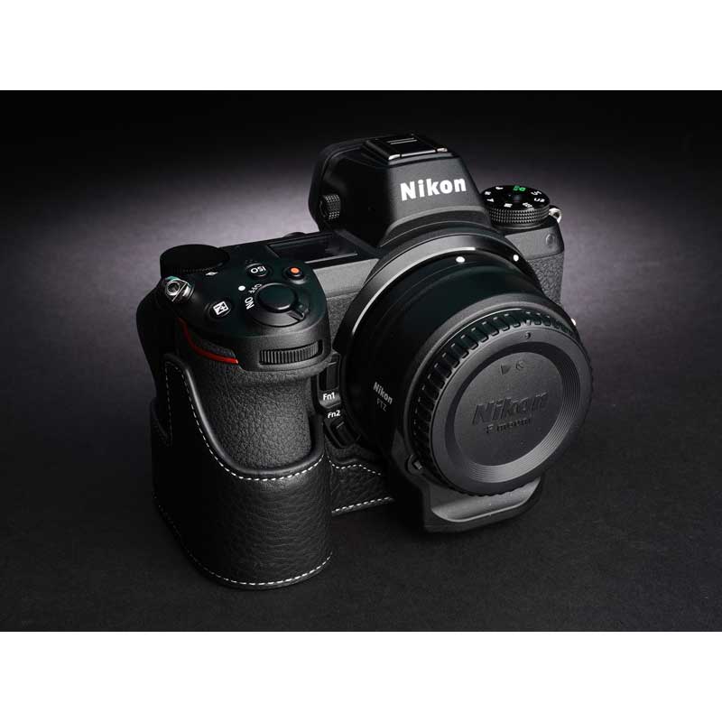 Nikon Z5 / Z6 / Z7 / Z6II / Z7II 用 レザー ケース Black ブラック TP Original ...