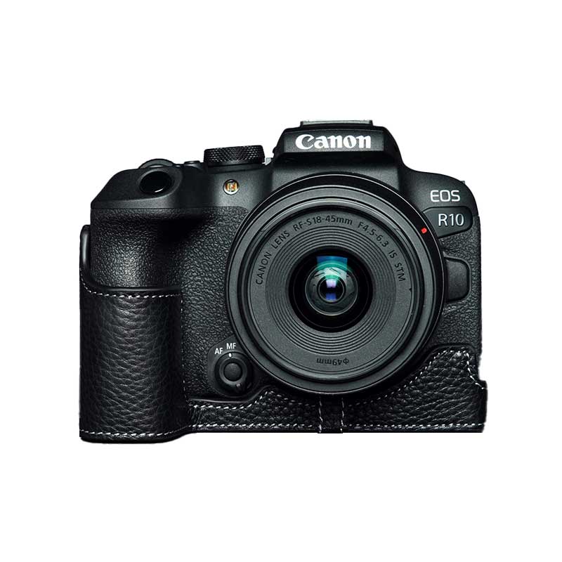 饱 TP Original Canon EOS R10  쥶  Black ֥å  ܳ  ®̥ ܥǥϡե ̳ Хåƥ꡼򴹲ǽ Υ  TB06EOSR10-BK