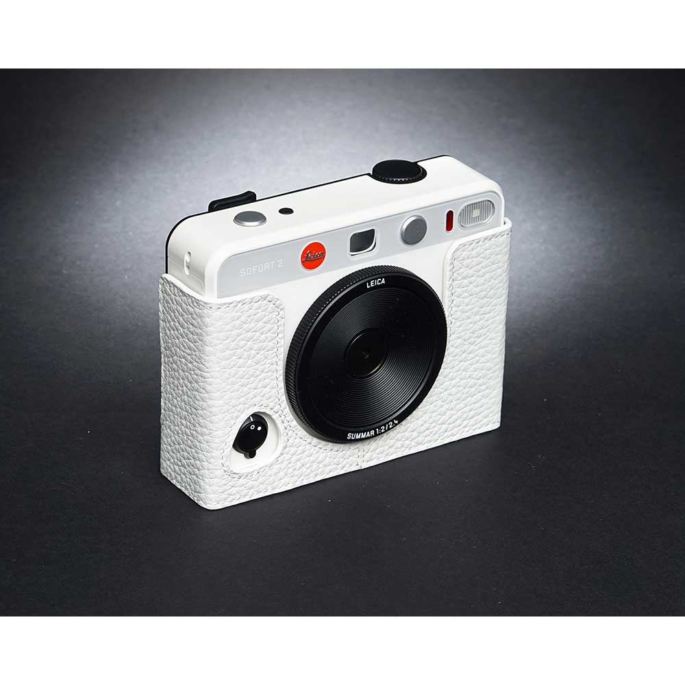 Leica SOFORT2 専用 レザー ケース White ホワイト TP Original カメラケース おし...