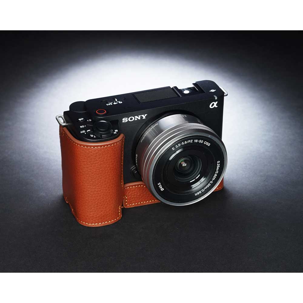 SONY VLOGCAM ZV-E1 �� �쥶�� ������ Volcano �ܥ륱���� TP Original ����饱���� ������� �ܳ� ���� ®�̥����� �ܥǥ����ϡ��ե����� ���̳��� �Хåƥ꡼�򴹲�ǽ ���ˡ� TB06ZVE1-LB