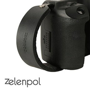 zelenpol DSLR HAND STRAP_MTB おしゃれ 本革 ハンドストラップ カメラグリップ matt black マットブラック レザー グリップ シンプル デザイン 長さ調節