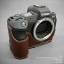 カメラケース Lims リムズ Canon EOS R 専用 イタリアンレザー カメラケース Brown ブラウン おしゃれ 本革 ケース メタルプレート LIM'S lims リムズカメラケース 日本正規販売店 CN-EOSRBR