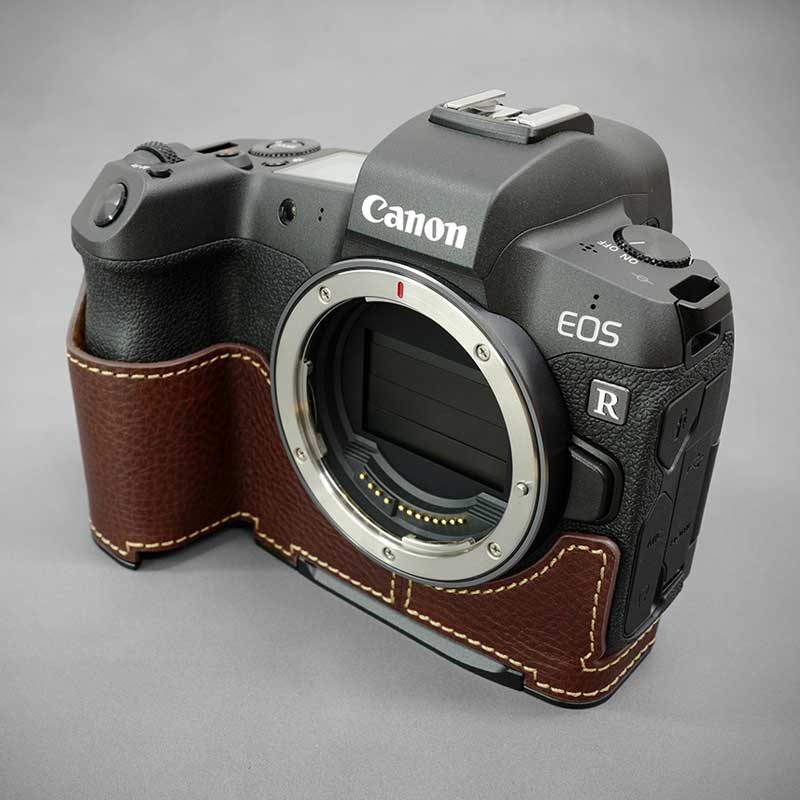 カメラケース Lims リムズ Canon EOS R 専用 イタリアンレザー カメラケース Brown...