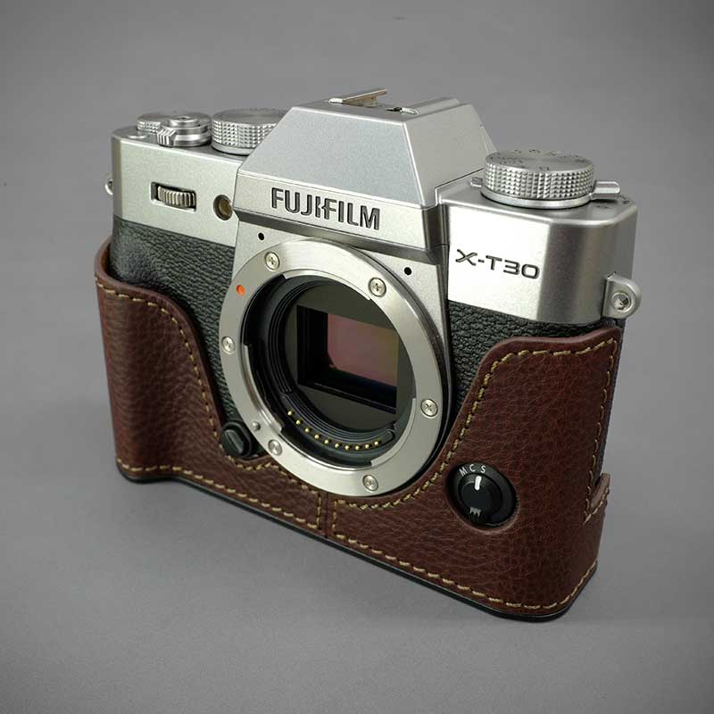 カメラケース Lims リムズ FUJIFILM X-T30 専用 イタリアンレザー ケース Brown ブ...