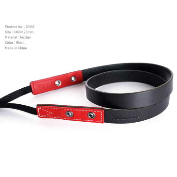 Martin Duke Camera Neck Strap PRVI personality DN33BK Black ブラック おしゃれ カメラネックストラップ カメラストラップ ミラーレス一眼 ミラーレスカメラ デジタル一眼 コンパクトデジタルカメラ Leather レザー 本革 牛革 カメラ女子