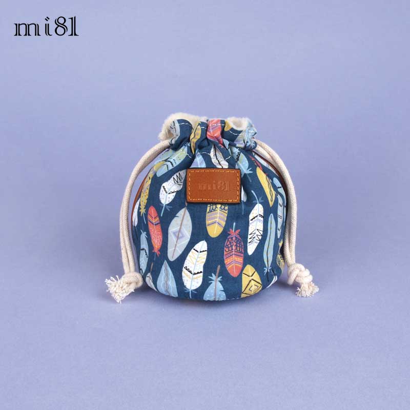 mi81 В|[` STCY MD01IF |[` Rbg J|[` Y|[` Cotton Printed Pouch  킢 В 񂿂Ⴍ Jq Y fB[X q t@bV fUC camera pouch lens pouch NbN|Xg!