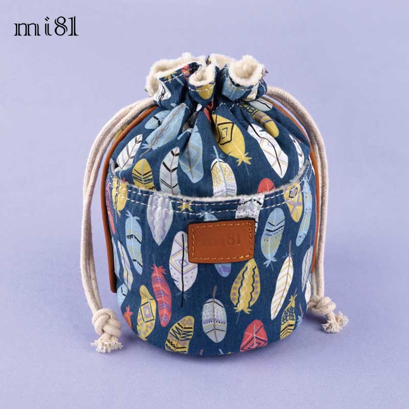 mi81 В|[` MTCY MD02IF |[` Rbg J|[` Y|[` Cotton Printed Pouch  킢 В 񂿂Ⴍ Jq Y fB[X q t@bV fUC camera pouch lens pouch NbN|Xg!